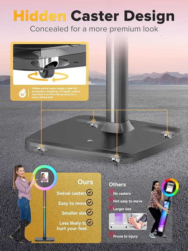 Photo Booth Machine, Portable Photo Booth Compatible Any Ipad, PhotoBooth Stand - Image 6