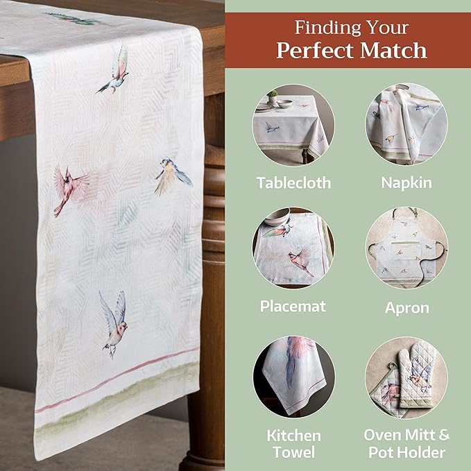 Maison d' Hermine Table Runner 100% Cotton Single Layer Table Runners 108 - Image 5
