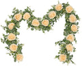 Dolicer 2Pcs 13Ft Artificial Eucalyptus Garlands by DolicerLANDSCAPEQ