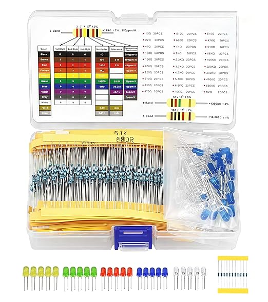 800-Piece Electronic Components Kit by Unknown
