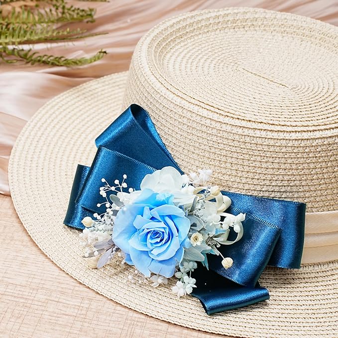 LaRibbons Navy Satin Ribbon 1 Inch 25 Yards Luxury Double Faced Blue Silk Ribbon - Image 5