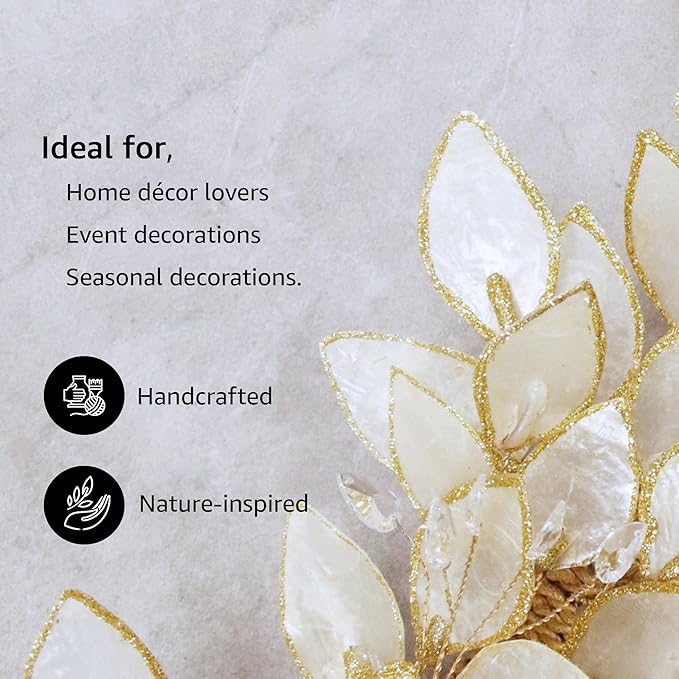 Handcrafted 48" Shell Garland for Enchanting Home Decor - Image 4