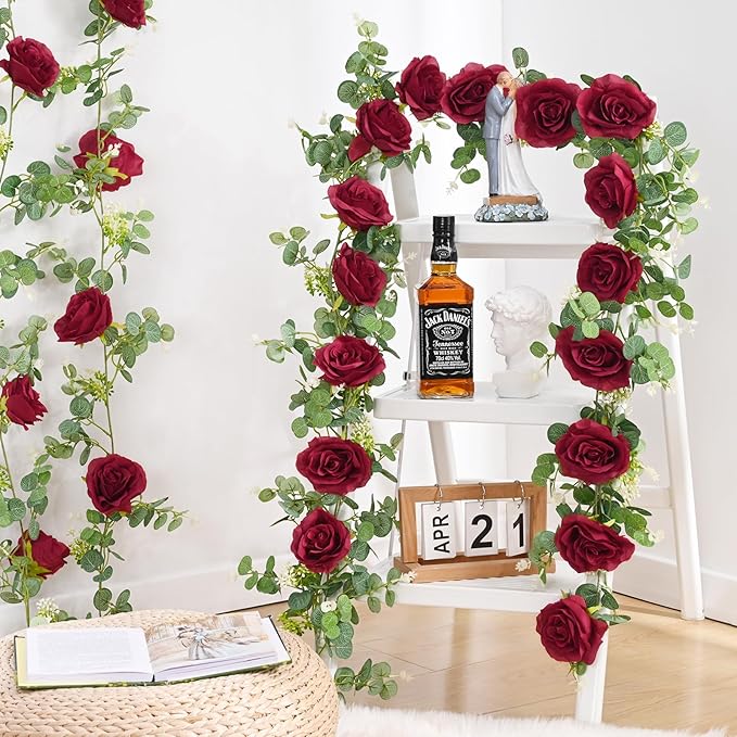 Dolicer 4Pcs 26Ft Artificial Eucalyptus Garlands - Image 7