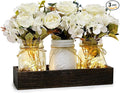 Mason Jar Lights Centerpiece for Table, Mason Jar Centerpiece Table Decor for by Nagobi