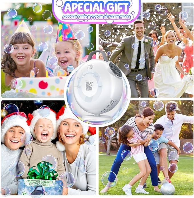 Bubble Machine, Automatic Bubble Blower - Image 8