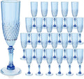 Plastic Champagne Flutes, for Weddings Bachelor Parties Toasting and Events by LEYIQUCHAMPAGNEWINEGLASSES