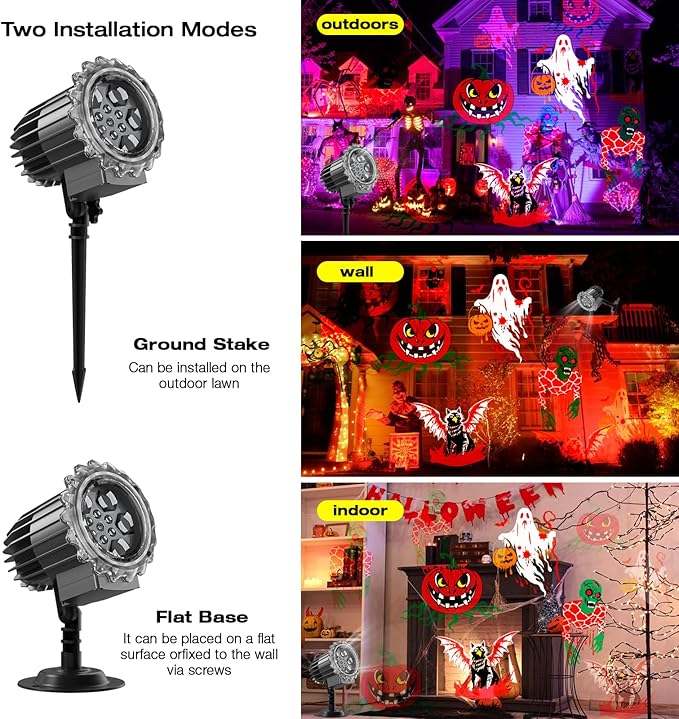 Halloween Light Projector Outdoor - Image 2