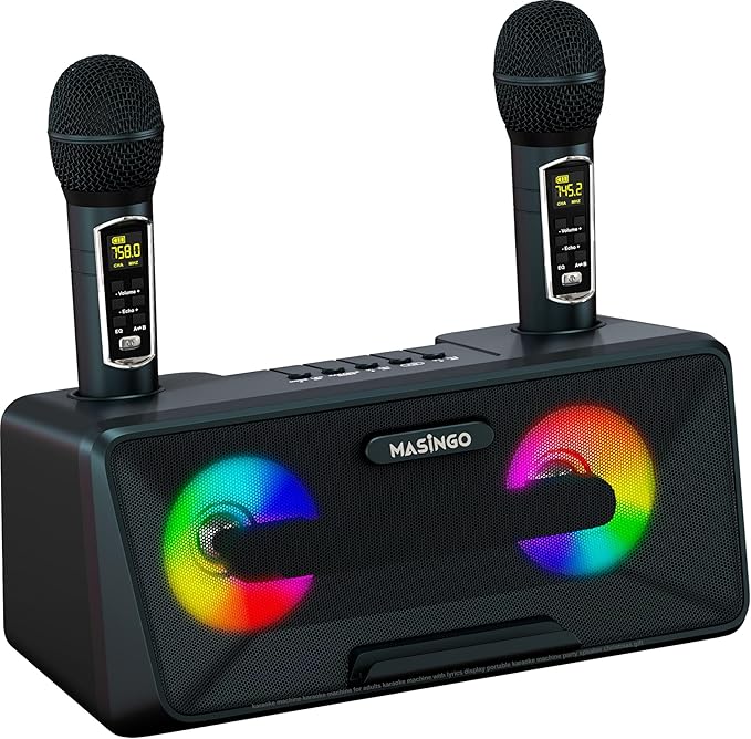 MASINGO Karaoke Machine for Adults and Kids by MASINGO