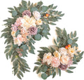 Faux Flower Swag Set of 2 for Wedding Welcome Signs Floral Swag Wedding by Piklado
