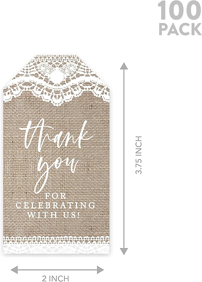 Andaz Press 100-Pack Thank You for Celebrating - Image 5