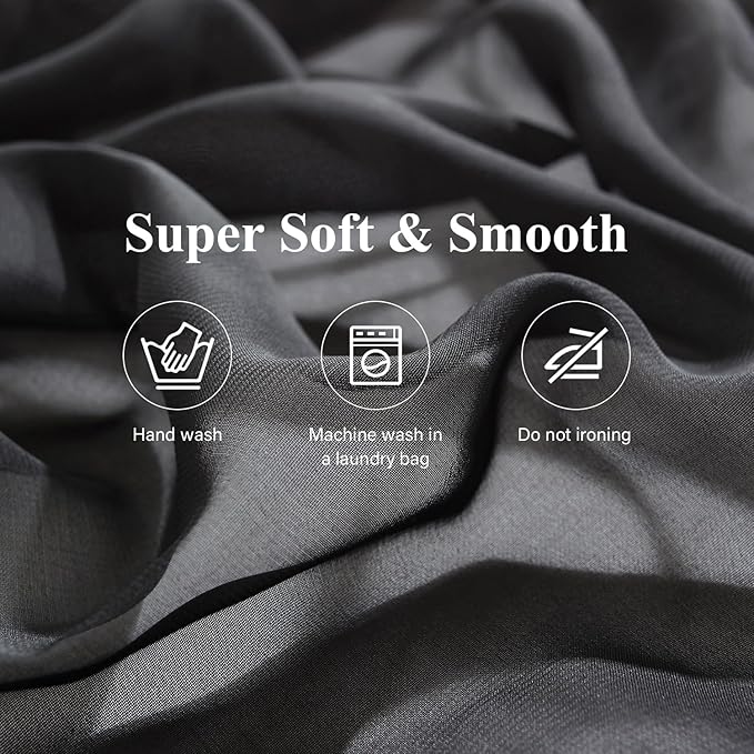 2 Pack 10 Ft Chiffon Table Runner Black Gauze Long Table Runners 27x120 Inches - Image 7