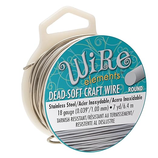 The Beadsmith Wire Elements Craft Wire – Tarnish Resistant, Soft Temper by TheBeadsmith