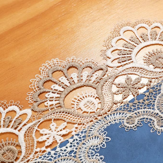 Vintage Lace Dining Table Runner, 72 Inches Macrame Coffee Table Runners - Image 6