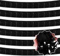 6 Pack 10 Ft Black Foil Fringe Garland Metallic Streamers Tinsel Banner Wall by LANTIANCHEN