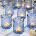24 pcs Blue Votive Candle Holders, Tea Light Candle Holder by LOVELIGHTLOVELIFE