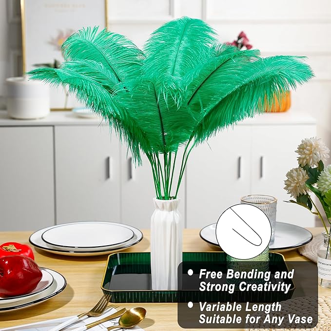 Holmgren Natural Green Ostrich Feather - Image 2