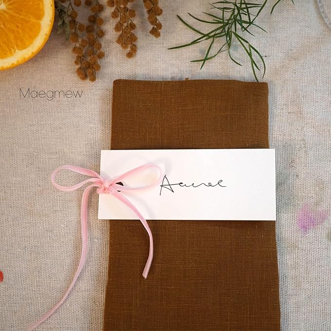 50 Pcs Place Cards for Table Setting -3.94"X1.57" Table Place Cards - Image 2