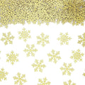 200PC Snowflake Party Decorations Gold Glitter Christmas Confetti Paper by Vofrise