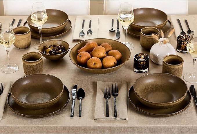 Solino Home Linen Natural Tablecloth 60 x 108 Inch - Image 3