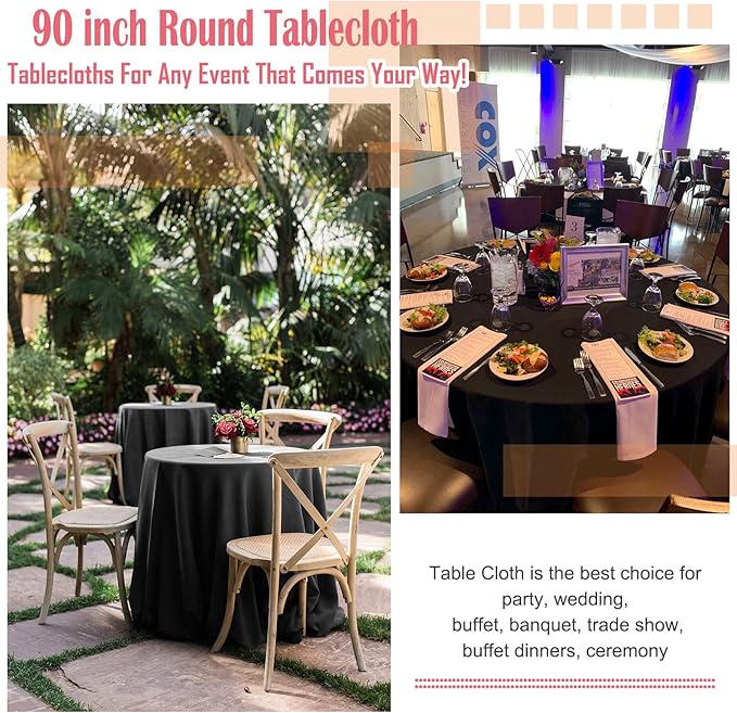 6 Pack Round Tablecloths - Image 7