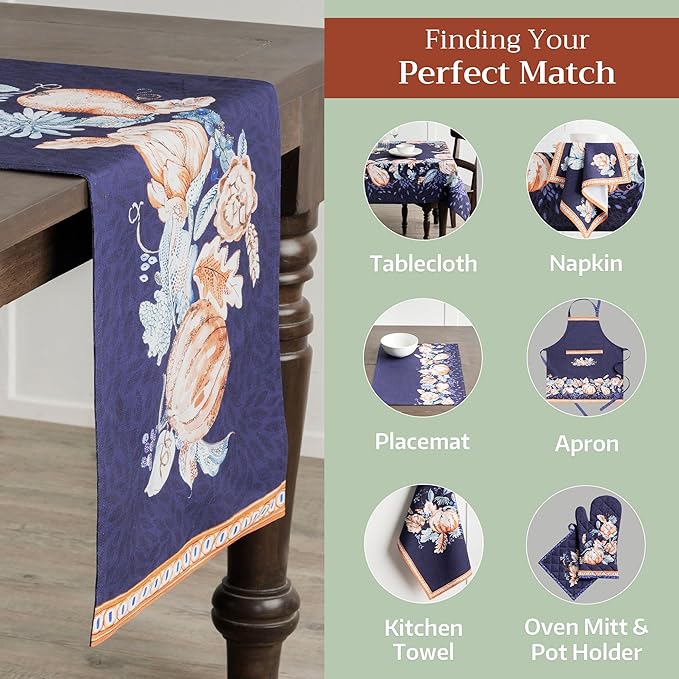 Maison d' Hermine Table Runner 100% Cotton Double Layer Table Runners 72 inches - Image 6