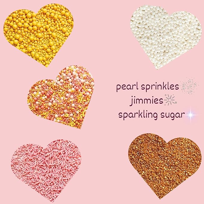 Confect Sprinkles – 5 Pack Assorted Cake Decorating Mix – Celebration Spring & - Image 5