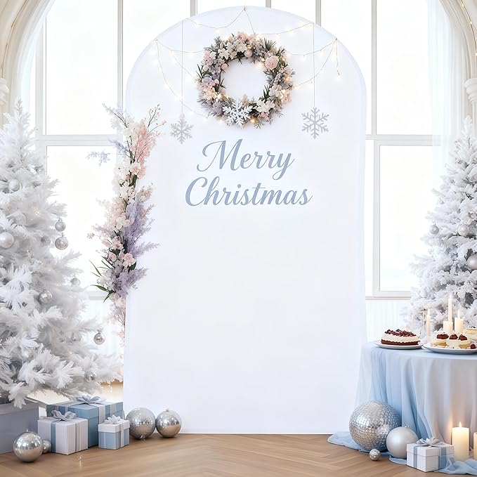 7.2FT White Arch Backdrop Cover - Image 7