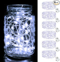 btfarm 6 Pack Fairy Lights Battery Operated, 7ft 20 Led Twinkle Lights String by btfarmdecorativelighting