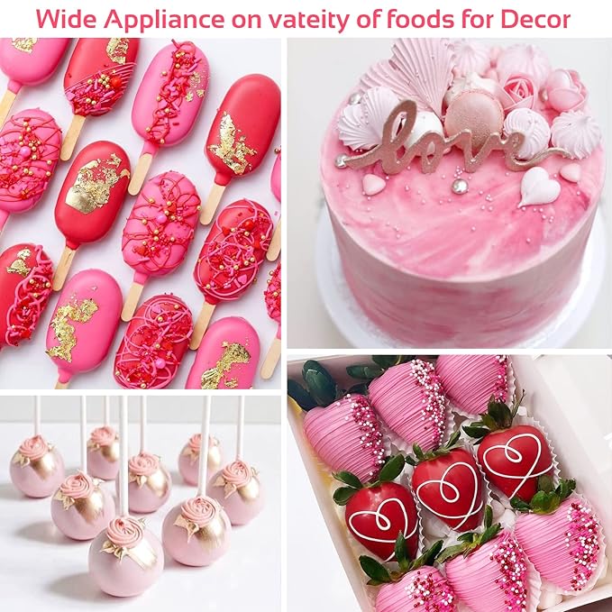 Jelife Pink Edible Luster Dust for Drinks - Image 3