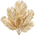DILATATA Large Faux Gold Palm Leaves – Artificial Tropical Areca Palm Fronds by DILATATA