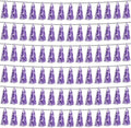 6P Light Purple Foil Fringe Metallic Tassel Streamers Banner Tassel Garland by HYSILLA