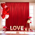 gogoparti 20x10FT Red Sequin Backdrop Curtain by Gogoparti