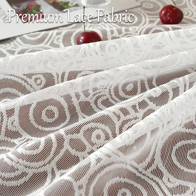 Jeloris Round Lace Tablecloth - Image 3