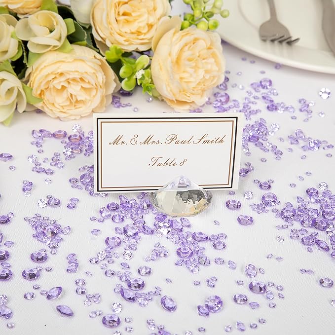 Vase Fillers for Centerpieces Home Deco, 8700 Pieces Purple Diamond Table - Image 2