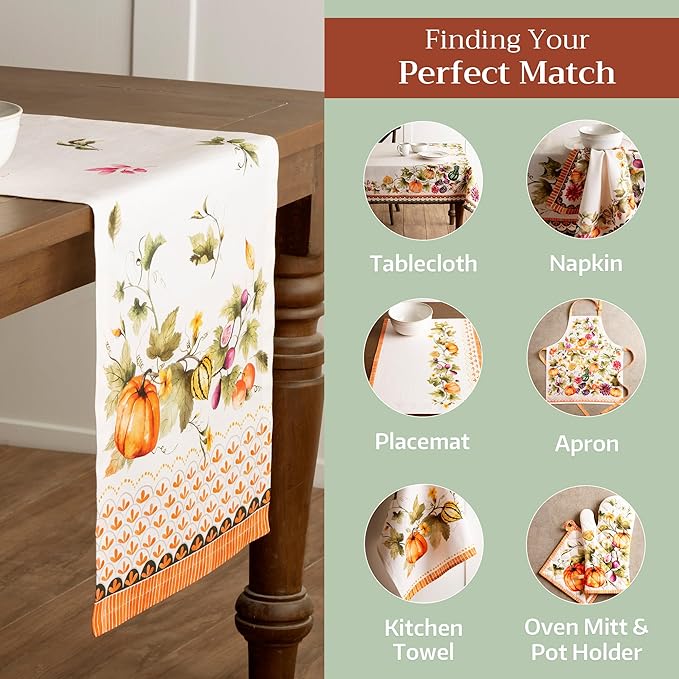 Maison d' Hermine Table Runner 100% Cotton Single Layer Table Runners 108 - Image 5