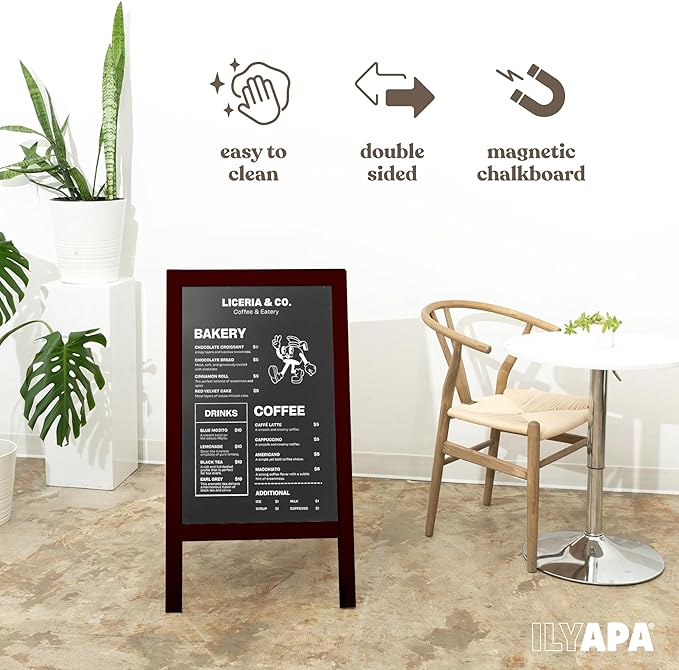 Ilyapa Wooden A-Frame Sign - Image 3