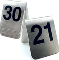 10 Pcs Metal Place Cards Stackable Tent Style Table Numbers，Place Card Holders by TRUEWON