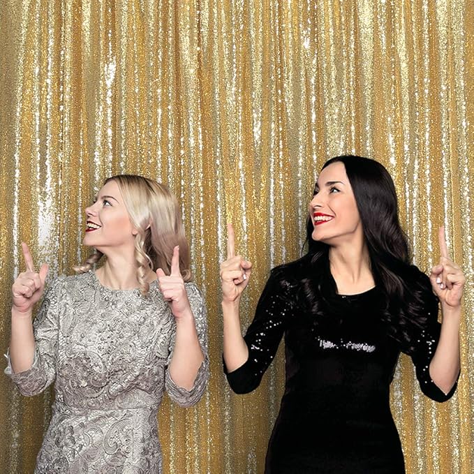 SquarePie Sequin Backdrop Less See Through Thick Background - Image 9
