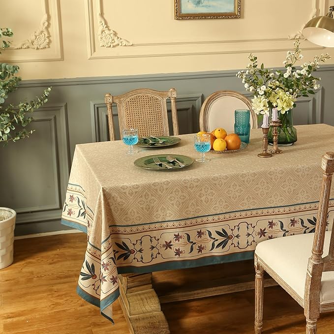 patdrea Designer Linen Extra Long Tablecloth - Image 8