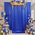 10x10 Wrinkle Free Royal Blue Sequin Backdrop Curtain by ENJOYYOURPARTY