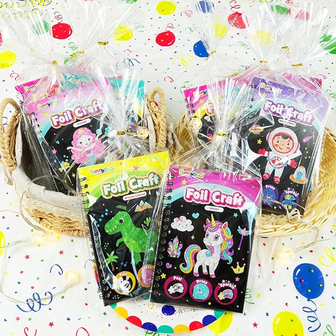 FUNNYB&G Foil Art Party Favors for Kids - Image 9