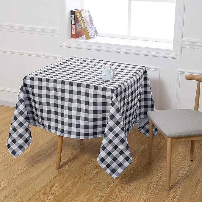 Biscaynebay Fabric Square Tablecloths 54x54 Inch, Wedding and Parties, etc - Image 6