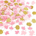 Sumind 200 Pieces Thanksgiving Pink and Gold Pumpkin Confetti Christmas Baby by Sumind