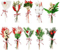 10/12/24 Pack Dried Flowers for Vase Various Mini Bouquet Dried Small by Unknown