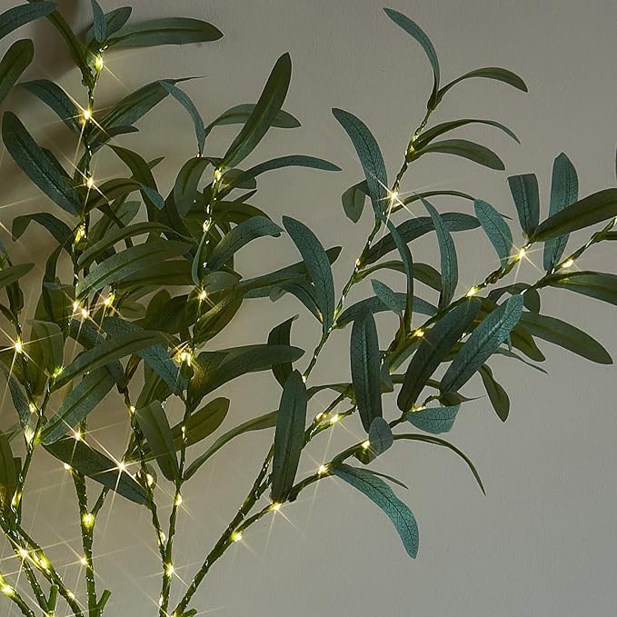 LITBLOOM Lighted Olive Branches 24IN 72 LED - Image 4