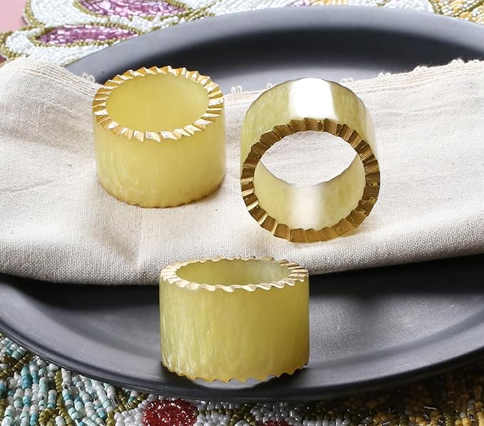 Epoxy Resin Napkin Rings Set of 12 - Image 5