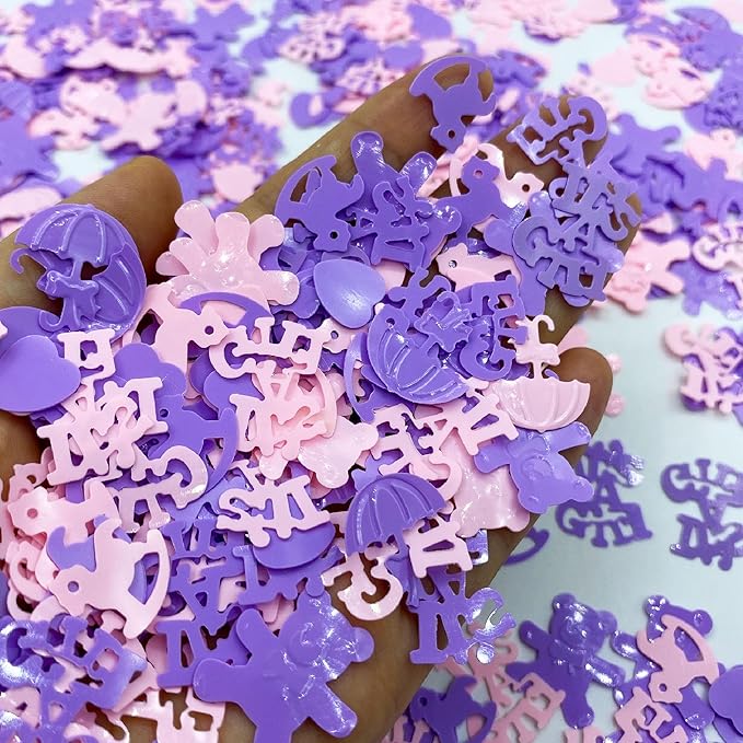 Confetti Girl Sequins Table Confetti Metallic Foil Sprinkles or DIY - Image 2