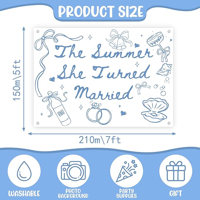 The Summer She Turned Married Backdrop - Image 2