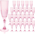 Plastic Champagne Flutes, for Weddings Bachelor Parties Toasting and Events by LEYIQUCHAMPAGNEWINEGLASSES