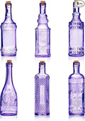 Assorted Purple Glass Bottles by BULK+PARADISE